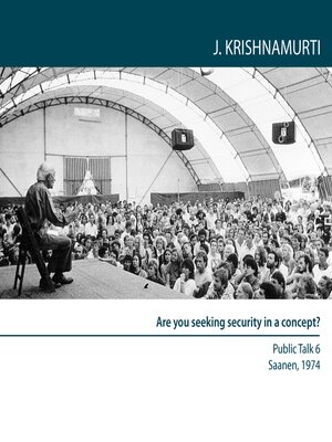 cover image of Are You Seeking Security in  a Concept?